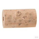 Maxbell 10pcs Flute Head Joint Cork for Flute Woodwind Instrument Repair Parts