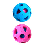 Maxbell 2 Pcs Pet Chew Ball 7cm Large Medium Dog Treat Leakage Dispenser Feeder Toy