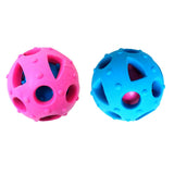 Maxbell 2 Pcs Pet Chew Ball 7cm Large Medium Dog Treat Leakage Dispenser Feeder Toy