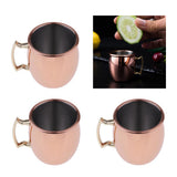 Maxbell 3 Pcs Mini Moscow Cup Beverage Drinking 60ml Coffee Cocktail Wine Mug Gift