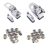 Maxbell 2pcs Drum Strainer 20x Drum Air Vent w/ Gasket Nut Tom Snare Drum Accs Parts