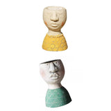 Maxbell 2Pcs Succulent Planter Bonsai Pot Succulent Plant Pot for Garden Decoration