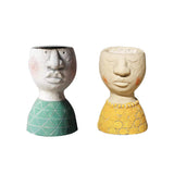 Maxbell 2Pcs Succulent Planter Bonsai Pot Succulent Plant Pot for Garden Decoration