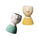 Maxbell 2Pcs Succulent Planter Bonsai Pot Succulent Plant Pot for Garden Decoration