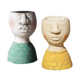 Maxbell 2Pcs Succulent Planter Bonsai Pot Succulent Plant Pot for Garden Decoration