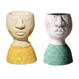 Maxbell 2Pcs Succulent Planter Bonsai Pot Succulent Plant Pot for Garden Decoration