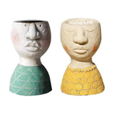 Maxbell 2Pcs Succulent Planter Bonsai Pot Succulent Plant Pot for Garden Decoration