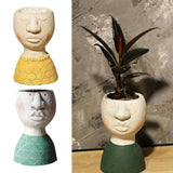 Maxbell 2Pcs Succulent Planter Bonsai Pot Succulent Plant Pot for Garden Decoration