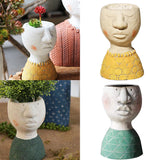 Maxbell 2Pcs Succulent Planter Bonsai Pot Succulent Plant Pot for Garden Decoration