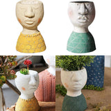 Maxbell 2Pcs Succulent Planter Bonsai Pot Succulent Plant Pot for Garden Decoration