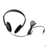 Maxbell 2pcs Wired 3.5mm Stereo Headphone Earphone for Cell Phone MP3 Players