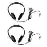 Maxbell 2pcs Wired 3.5mm Stereo Headphone Earphone for Cell Phone MP3 Players
