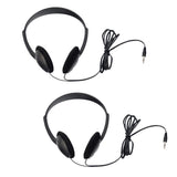 Maxbell 2pcs Wired 3.5mm Stereo Headphone Earphone for Cell Phone MP3 Players