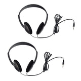 Maxbell 2pcs Wired 3.5mm Stereo Headphone Earphone for Cell Phone MP3 Players