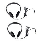Maxbell 2pcs Wired 3.5mm Stereo Headphone Earphone for Cell Phone MP3 Players