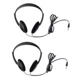 Maxbell 2pcs Wired 3.5mm Stereo Headphone Earphone for Cell Phone MP3 Players