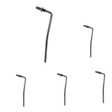 Maxbell 5pcs Direct Insertion Electric Guitar Tremolo Arm Whammy Bar Black