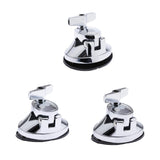 Maxbell 3pcs Metal Drum Holder Base Plate Drum Rack Clamp Drum Tom Mount Bracket