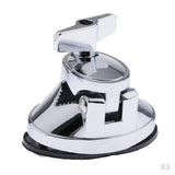 Maxbell 3pcs Metal Drum Holder Base Plate Drum Rack Clamp Drum Tom Mount Bracket