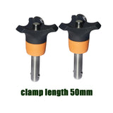 Maxbell 2xStainless Quick Release Ball Lock Pin Tighten Plug Pin Dia 6mm 50mm