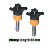 Maxbell 2xStainless Quick Release Ball Lock Pin Tighten Plug Pin Dia 6mm 50mm