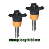 Maxbell 2xStainless Quick Release Ball Lock Pin Tighten Plug Pin Dia 6mm 50mm