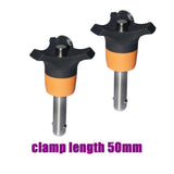 Maxbell 2xStainless Quick Release Ball Lock Pin Tighten Plug Pin Dia 6mm 50mm