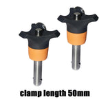 Maxbell 2xStainless Quick Release Ball Lock Pin Tighten Plug Pin Dia 6mm 50mm