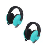 Maxbell 2xBaby Kids Ear Defenders Noise Reduction Protector Muff Earmuffs green