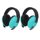 Maxbell 2xBaby Kids Ear Defenders Noise Reduction Protector Muff Earmuffs green