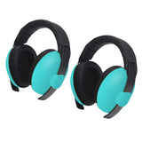 Maxbell 2xBaby Kids Ear Defenders Noise Reduction Protector Muff Earmuffs green