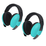 Maxbell 2xBaby Kids Ear Defenders Noise Reduction Protector Muff Earmuffs green