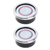 Maxbell 2xMicro Dynamic Microphone Cartridge Capsule Head 0.79in Dia for Microphone