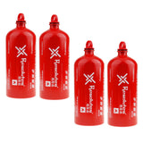 4xAluminum Liquid Fuel Bottle Outdoor Camping Stove Gas Oil Container 1500ML