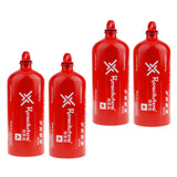 4xAluminum Liquid Fuel Bottle Outdoor Camping Stove Gas Oil Container 1500ML