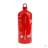 4xAluminum Liquid Fuel Bottle Outdoor Camping Stove Gas Oil Container 1500ML
