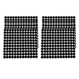 Maxbell 10 Sheet Rubber Based EVA Pads Self Sticky Furniture Anti Skid Protectors