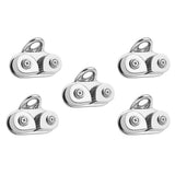 5x Marine Boat Sailboat Cam Cleat for Leading Ring for 3-15mm Line Rope