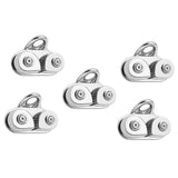 5x Marine Boat Sailboat Cam Cleat for Leading Ring for 3-15mm Line Rope