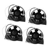4x 12V 3" In-Line Bilge Blower Fan Marine RV Cabin Engine Ventilation 145CFM