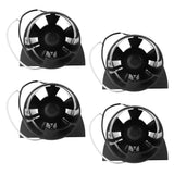 4x 12V 3" In-Line Bilge Blower Fan Marine RV Cabin Engine Ventilation 145CFM