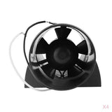 4x 12V 3" In-Line Bilge Blower Fan Marine RV Cabin Engine Ventilation 145CFM