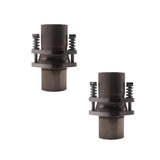 2xQuick Fix Exhaust Spring Bolt Flange Repair Pipe Kit 2.5" ID To OD