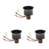 3pc 50mm Duct Fan 12 Blade Brushless Motor for RC Jet Airplane Accessory CW