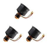 3pc 50mm Duct Fan 12 Blade Brushless Motor for RC Jet Airplane Accessory CW