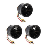 3pc 50mm Duct Fan 12 Blade Brushless Motor for RC Jet Airplane Accessory CW