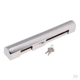 2 Pieces Stainless Steel Boat Marine Outboard Motor Engine Lock 300mm