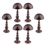 6 Pcs Retro Wig Hanger Metal Caps Display Stand Rack for All Wigs & Hats