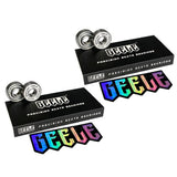 Maxbell 16pcs Skateboard Bearings for Skateboards Longboards Inline  Spinners
