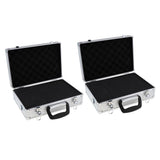 2x Universal RC Transmitter Aluminum Carrying Case Box for JR FUTABA FLYSKY